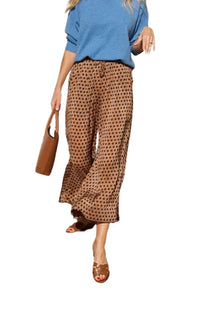 Lauren Pant in Grande Polka Dot Tan