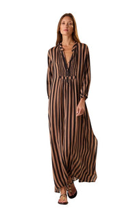 Sammie Maxi in Thick Stripe Tan