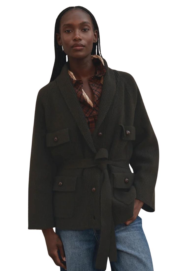 The Commander Riding Cardigan in Army