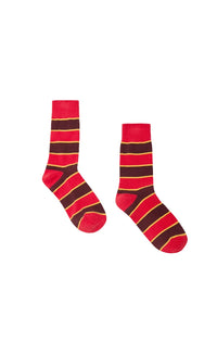 The Collegiate Sock in Hot Red