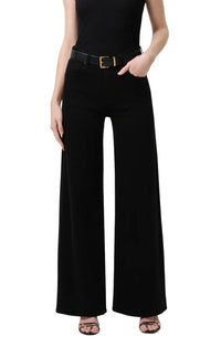 Lyra Long Wide Leg in Plush Black