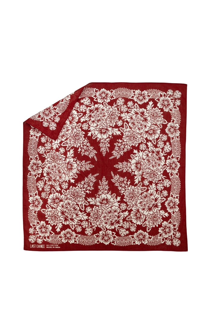 Cotton Bandana in Brick