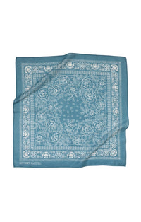 Cotton Bandana in Faded Blue