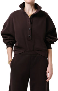 Mirelle Funnel Neck in Chocolate