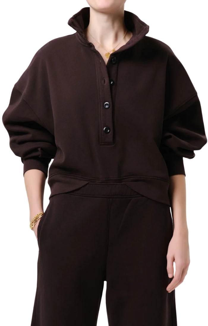Mirelle Funnel Neck in Chocolate