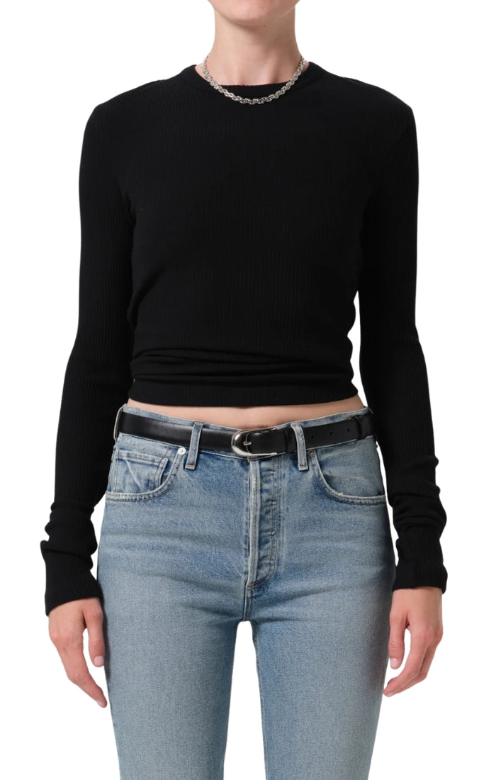 Bina Crewneck in Black