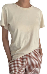 Vintage Boy Tee in Bone