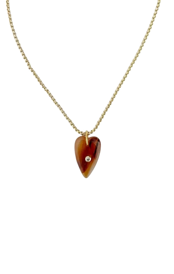 Amour Libre Carnelian Necklace