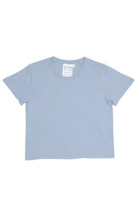 Cropped Ojai Tee in Rain Washed