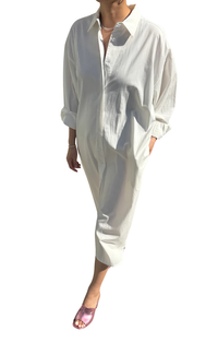 Artist Long Shirt in White