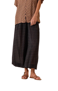Lauren Pant in Petite Polka Dot Black