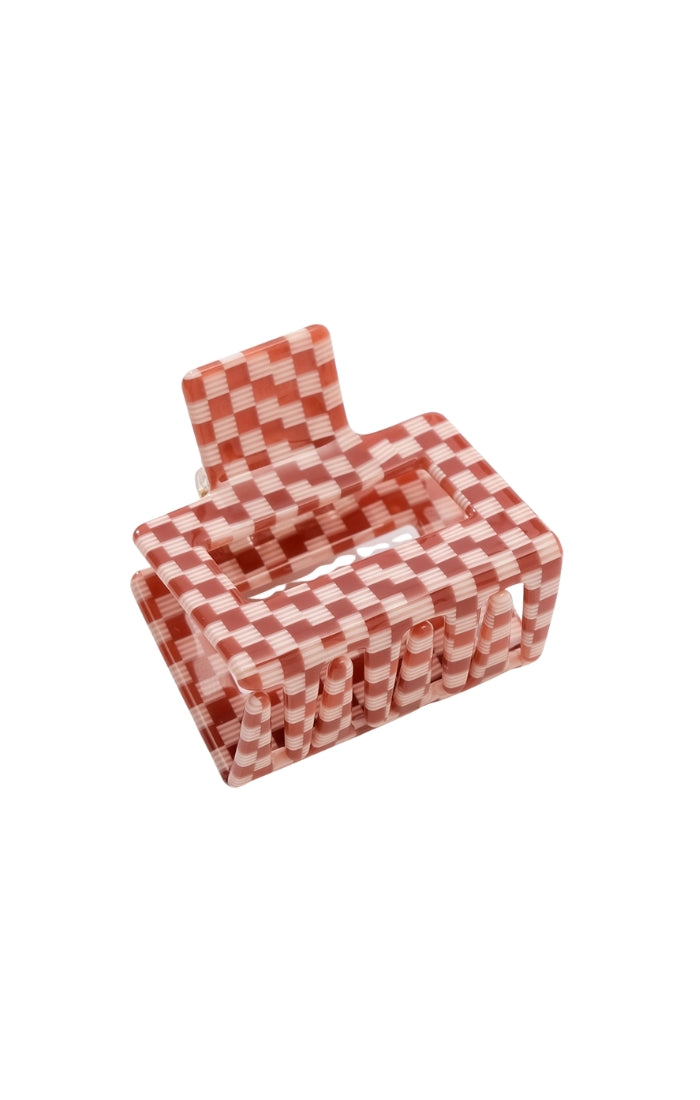 Checkered Assorted Hair Claw