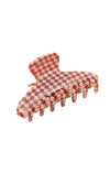 Checkered Assorted Hair Claw