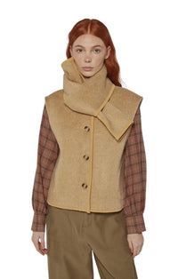 Wool Scarf Vest