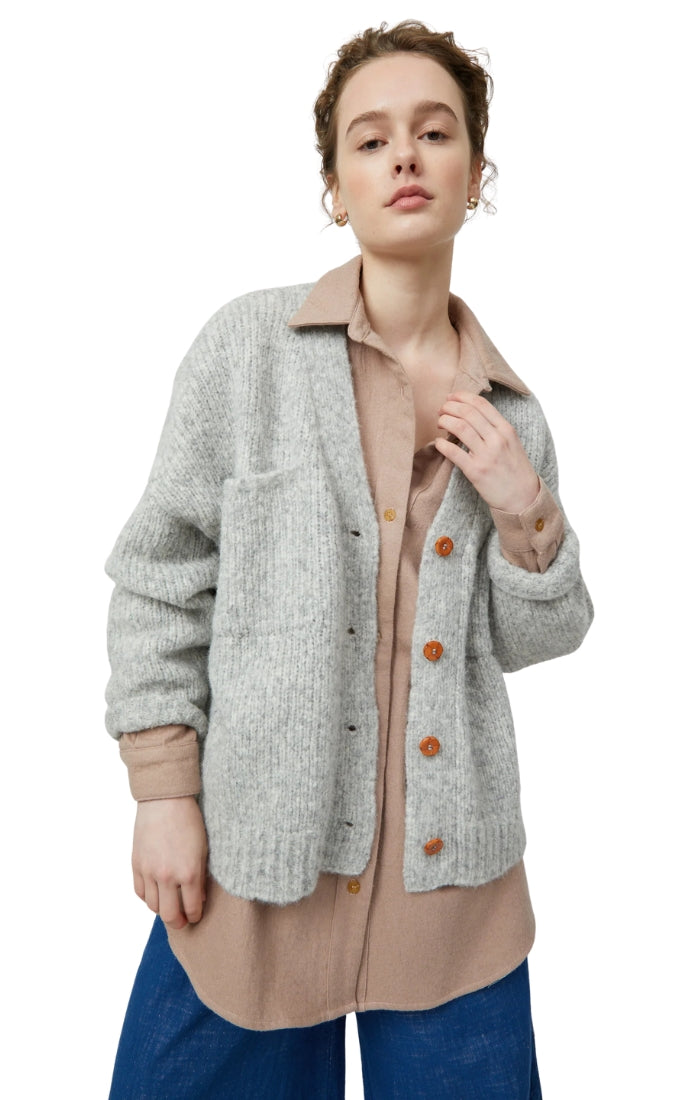 Amelia Cardigan in Watery Sky