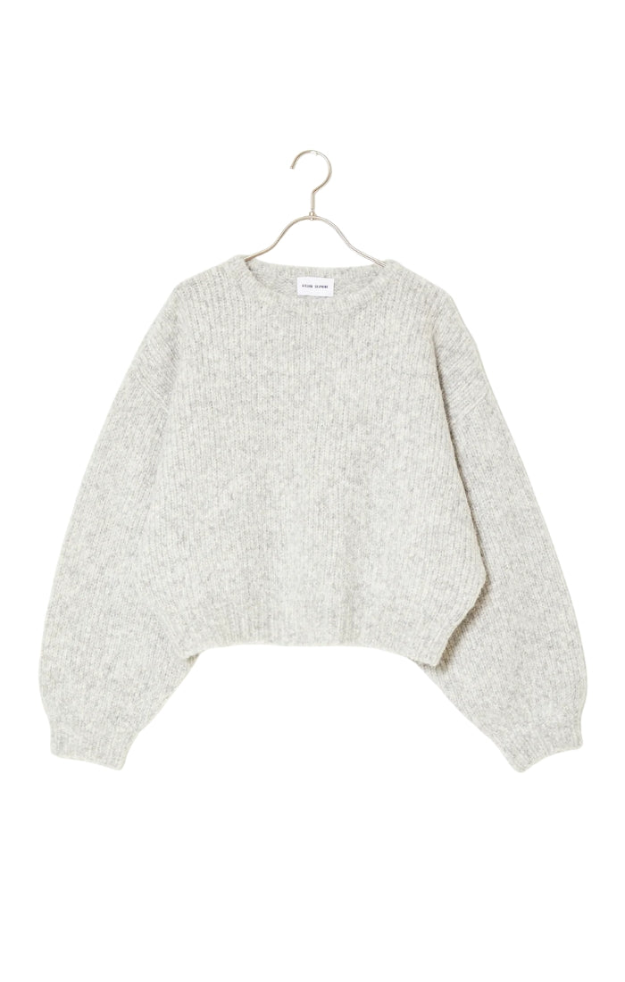 Balloon Sleeve Sweater in Watery Sky