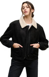 Juno Sherpa Jacket in Black