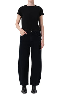 Low Curve Crop Jean in Crushed