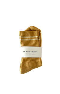 Boyfriend Socks in Butter
