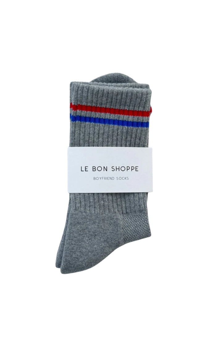 Boyfriend Sock in True Grey