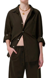 Kayla Shirt in Dark Olive