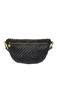 Grande Fanny in Black Woven Zig Zag