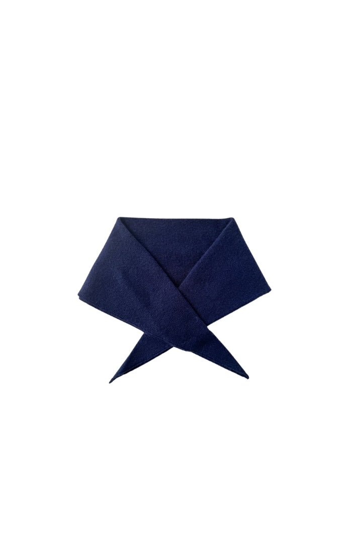 Cashmere Bandana in Navy