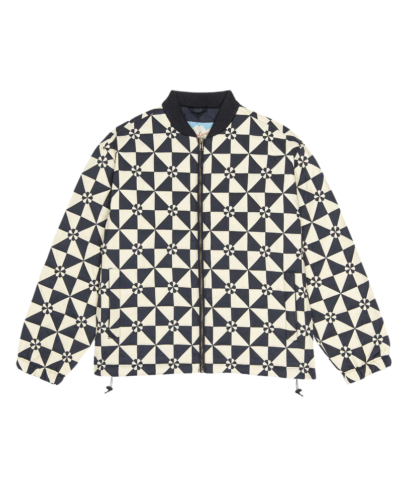 The Alps Puffer Jacket in Quilted Navy