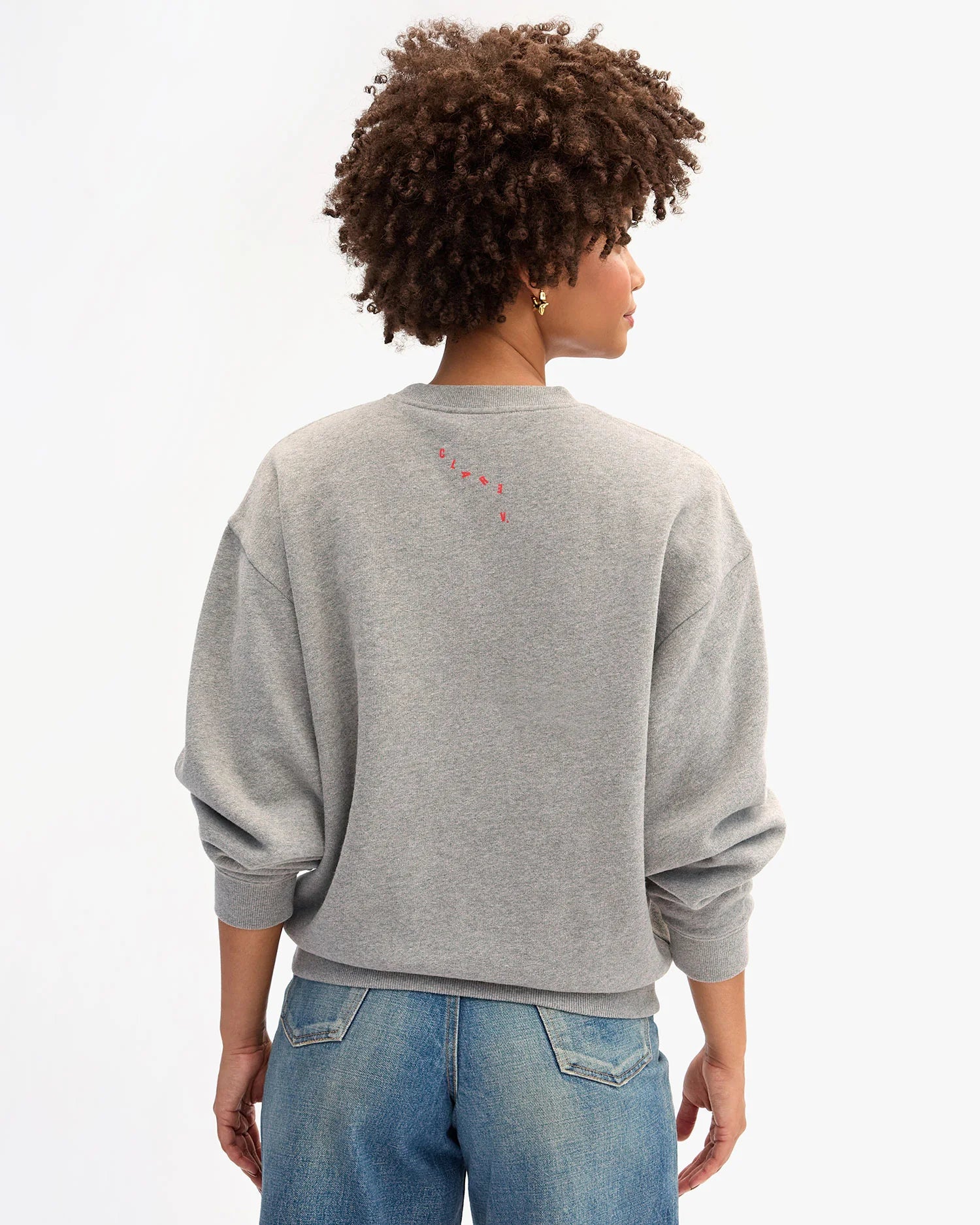 Oversized Sweatshirt in Grand Block Ciao Grey Melange