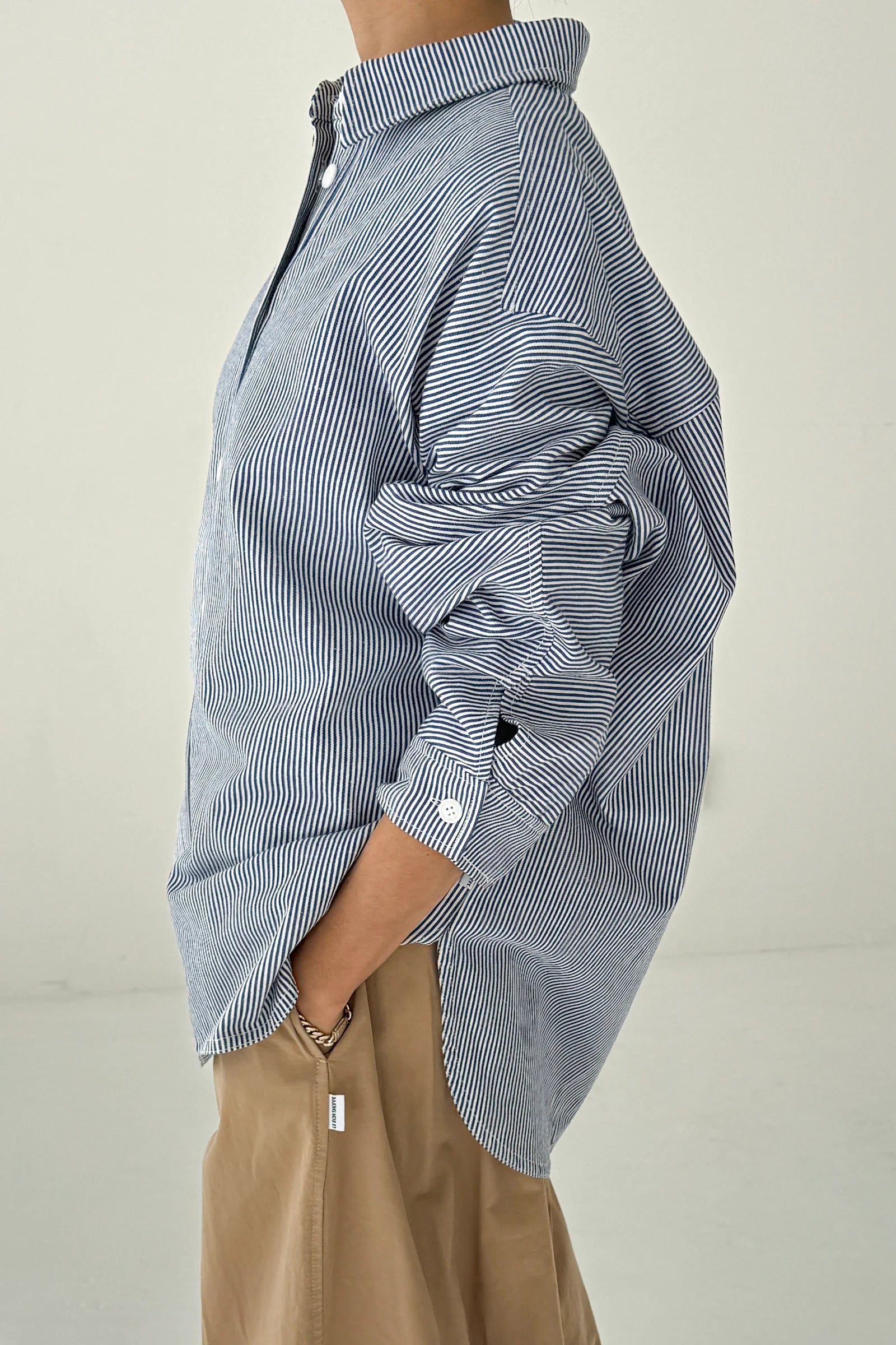 Owen Shirt in Blue Stripe