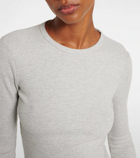Delphi Slim Tee in Brushed Grey Heather