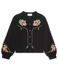 The Heirloom Rose Western Cardigan