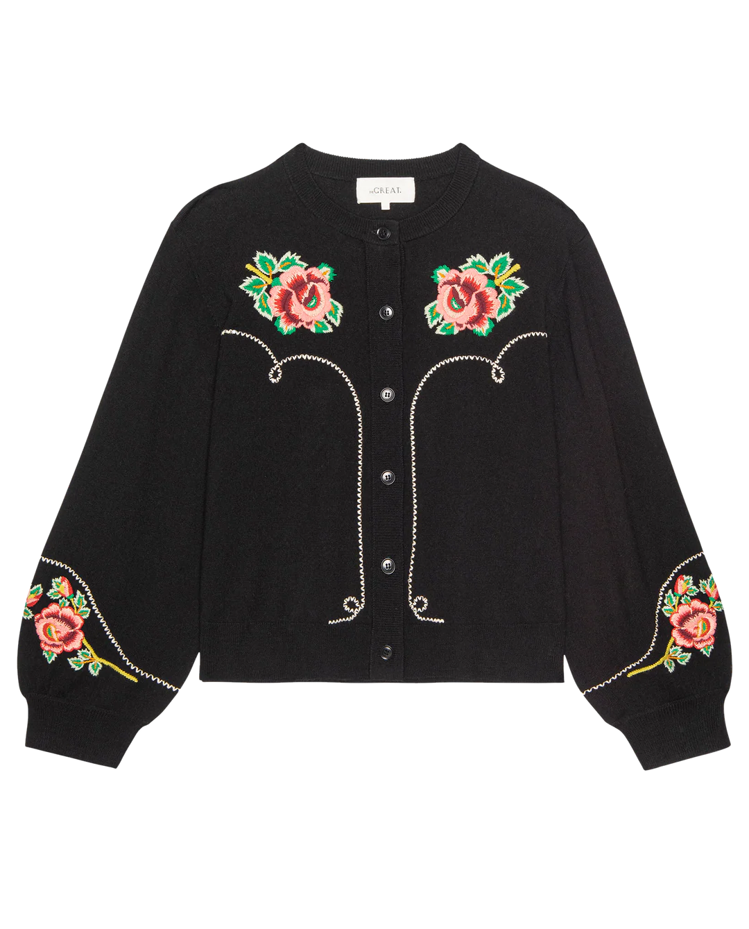 The Heirloom Rose Western Cardigan