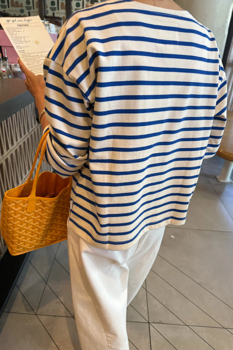 Sailor Top in Blue Stripe