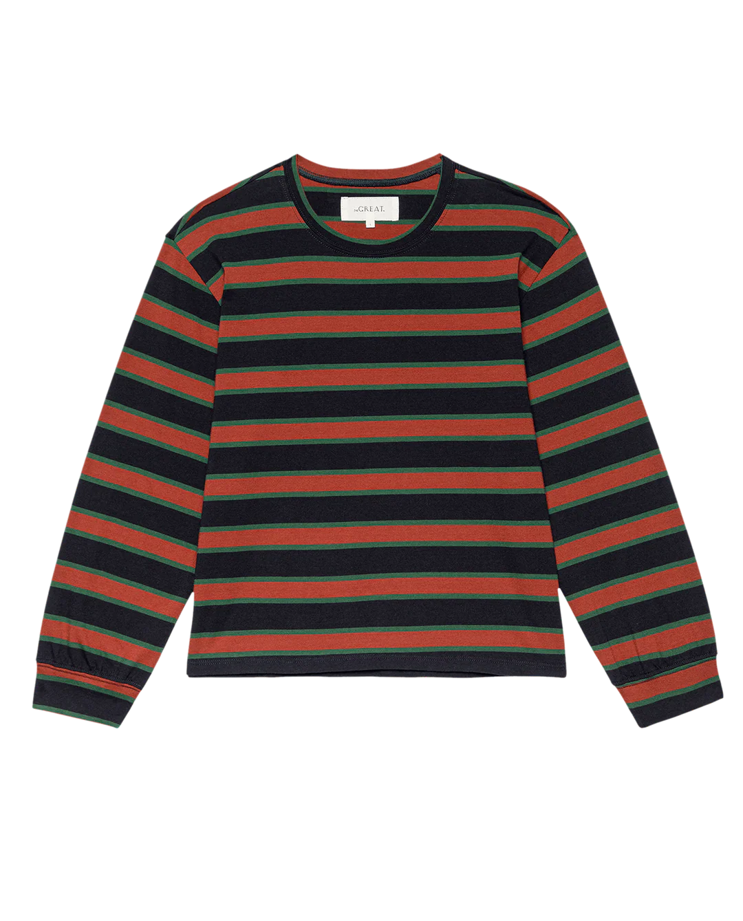 The Campus Crew in Navy Bridle Stripe