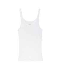 The Baby Rib Tank in True White