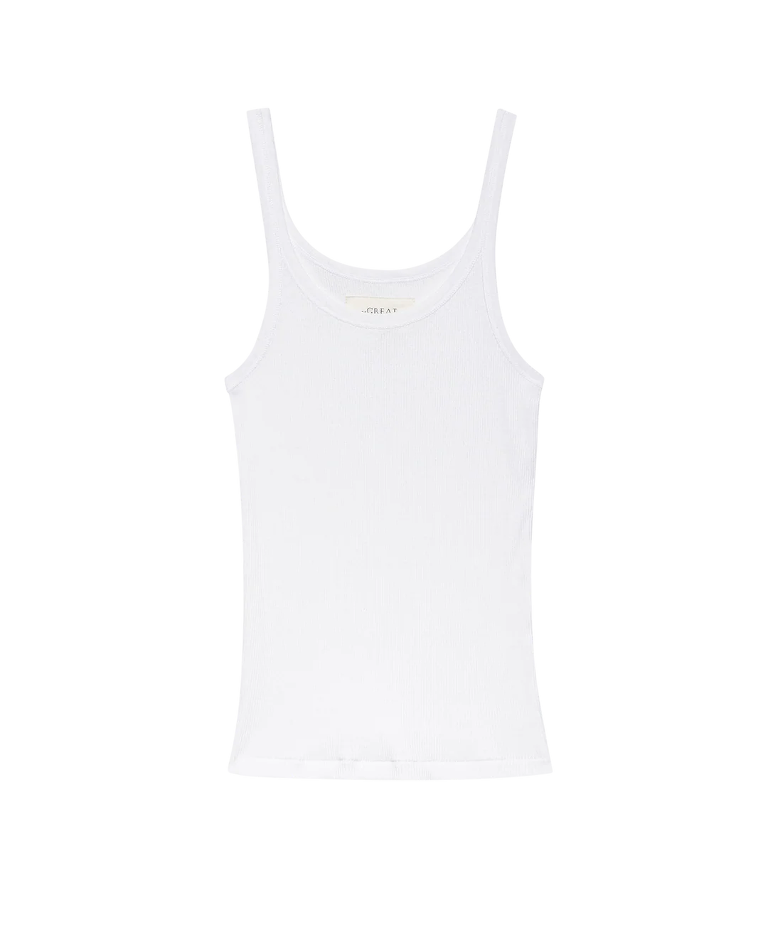 The Baby Rib Tank in True White