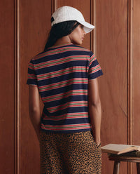 The Field Tee in Scout Stripe