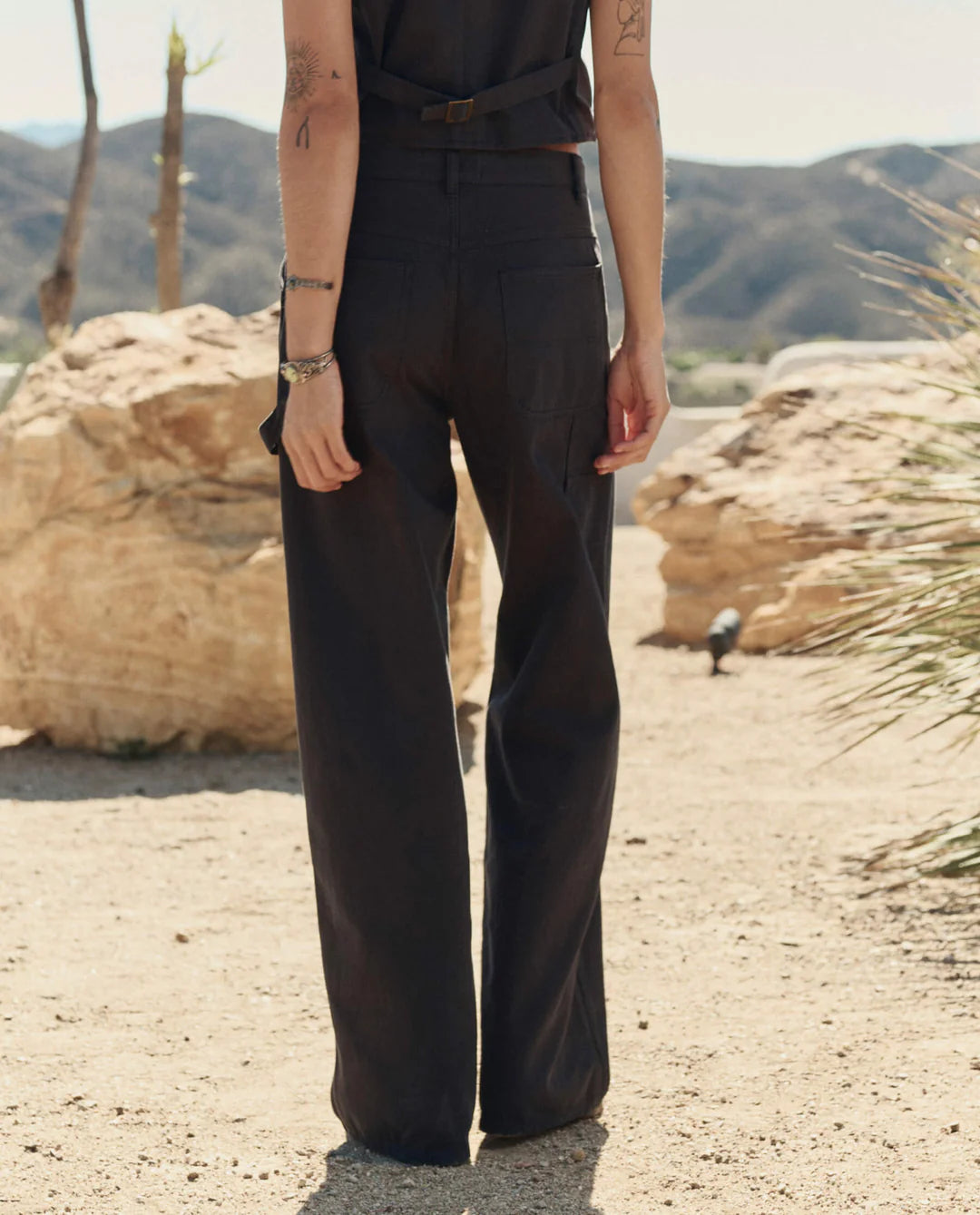 The Mill Pant in Washed Black