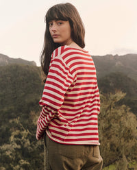 The Sailor Sweater in Maple Stripe
