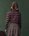 The Campus Crew in Navy Bridle Stripe