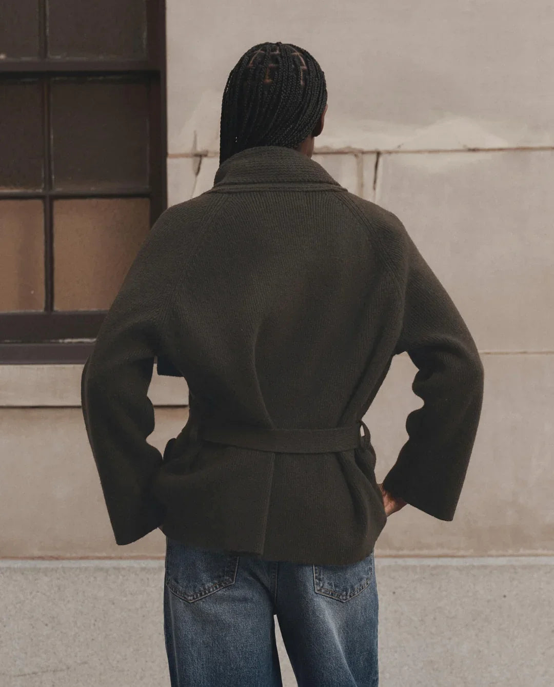 The Commander Riding Cardigan in Army
