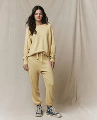 The College Sweatshirt in Butter Yellow