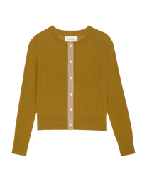 The Dainty Cardigan in Suntan