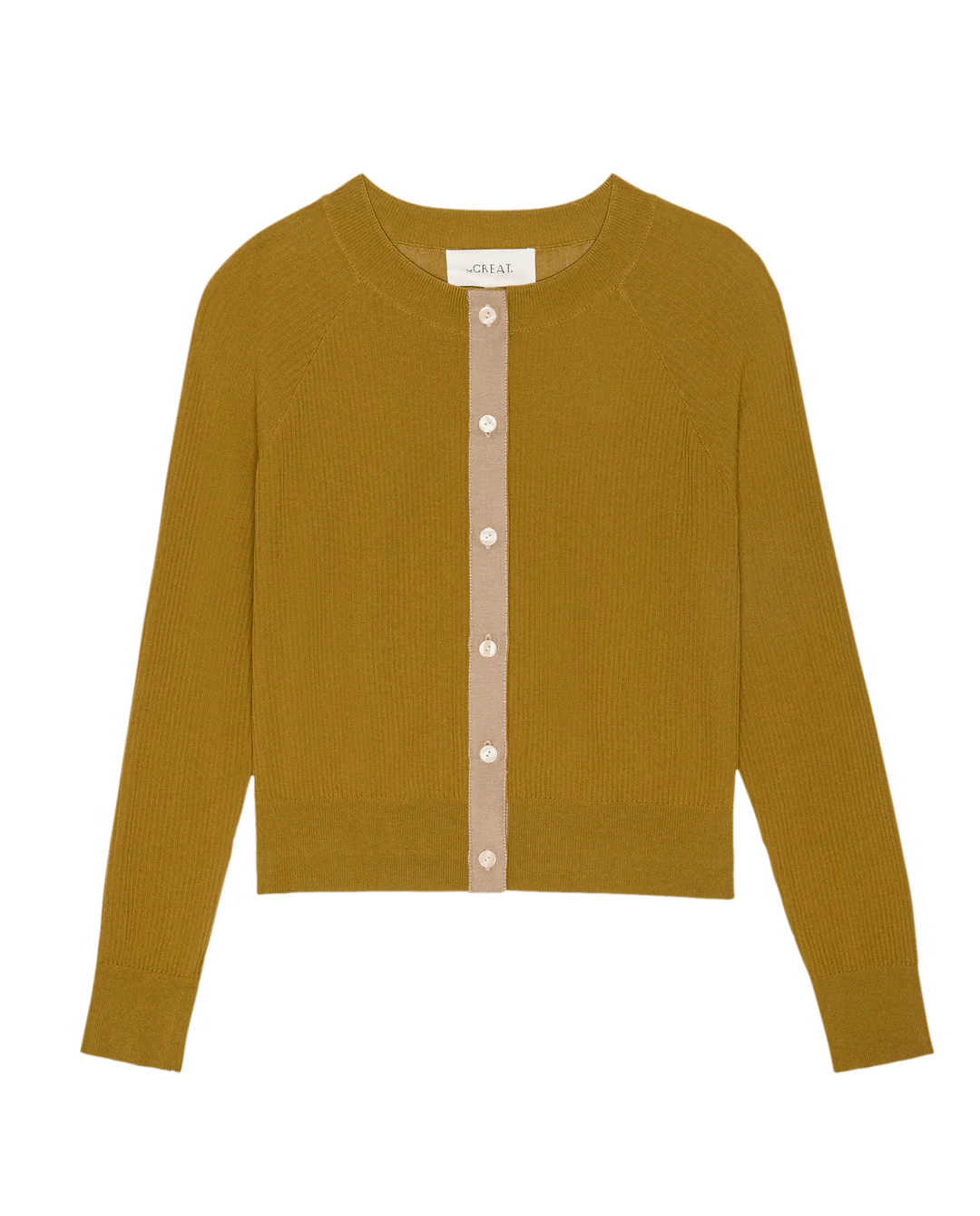The Dainty Cardigan in Suntan