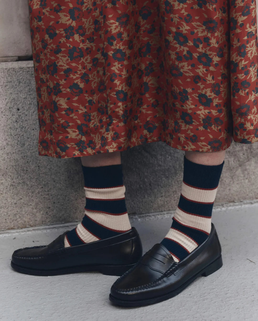 The Collegiate Sock in Navy