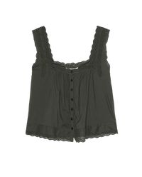 The Eyelet Tank in Black