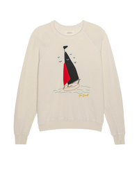 The College Sweatshirt w/ Sailing Boat