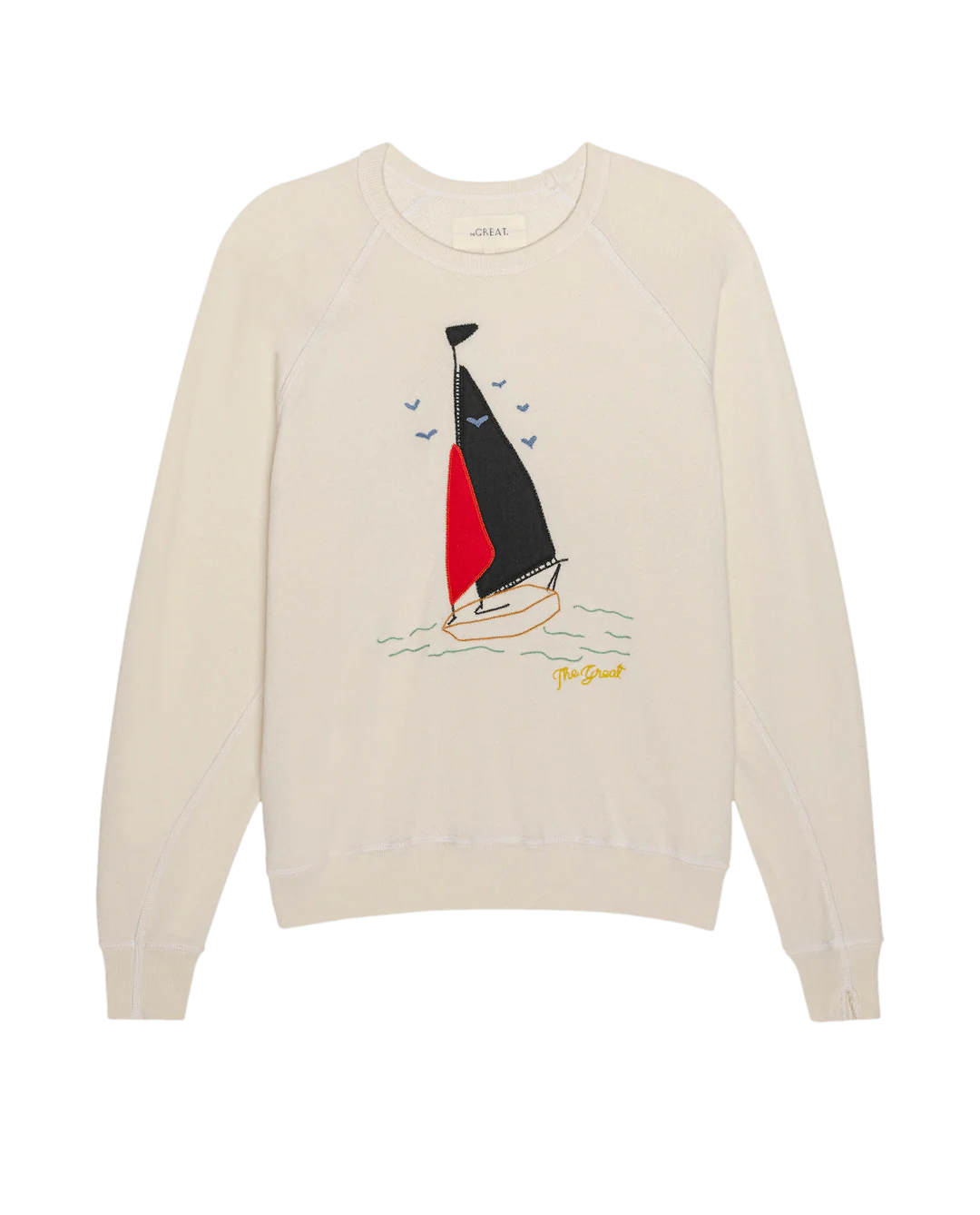 The College Sweatshirt w/ Sailing Boat