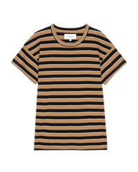 The Boxy Crew in Cigar Stripe